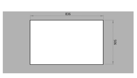 F860 Ausschnittmae